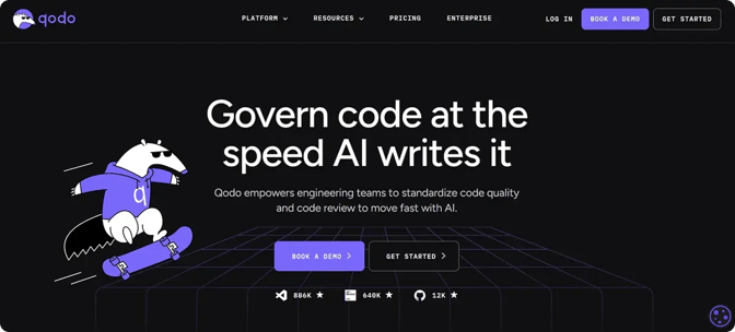 Qodo homepage