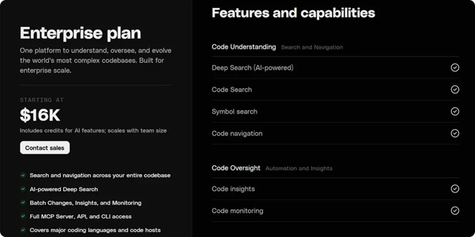 Sourcegraph pricing