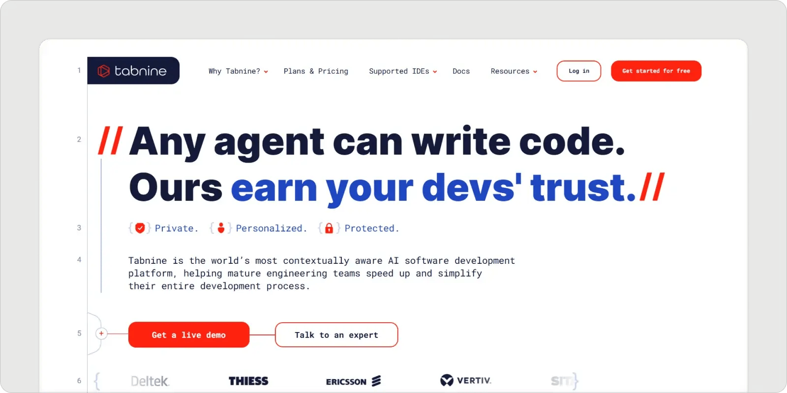 tabnine-homepage