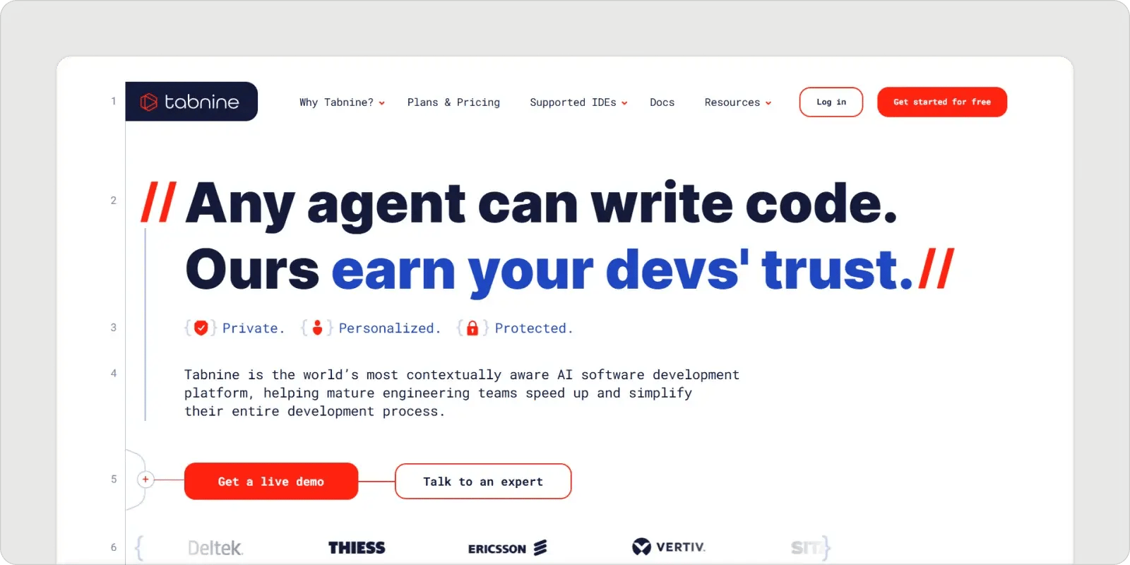 tabnine-homepage