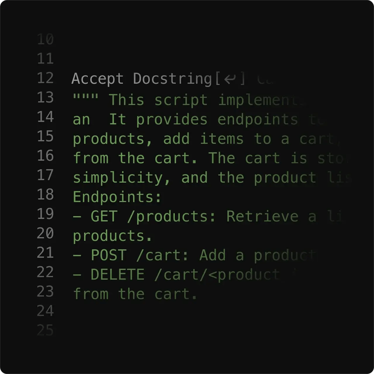 zencoder-docstrings