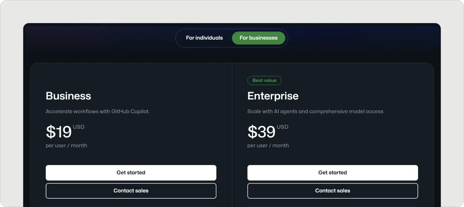 github-copilot-businesses-pricing