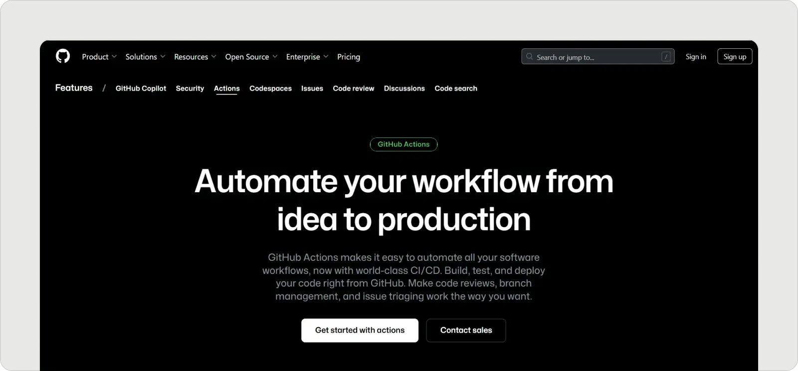 github-actions