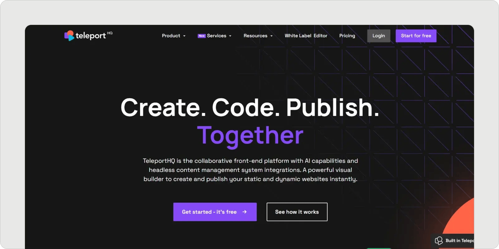 teleporthq-homepage