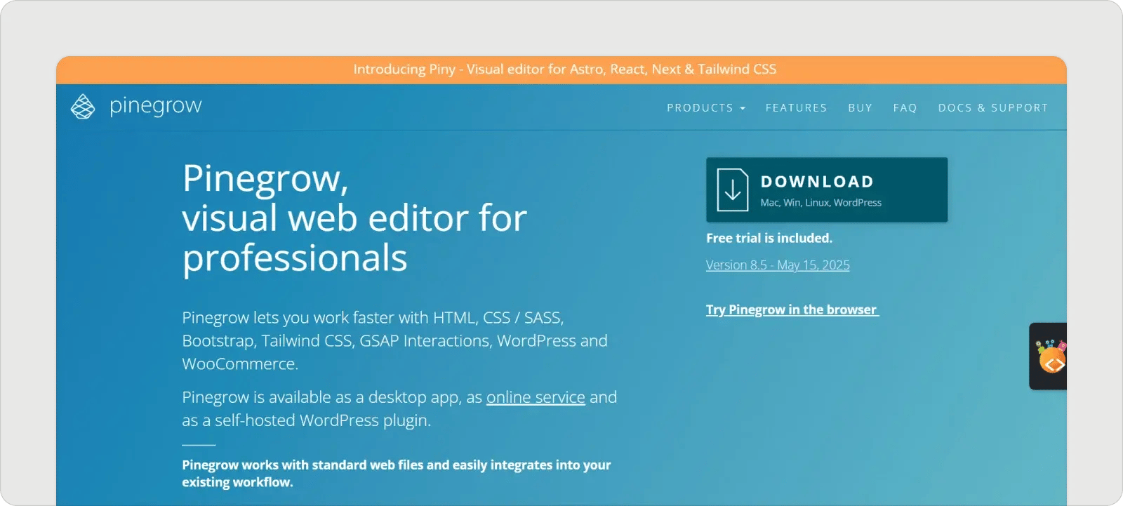 pinegrow-homepage