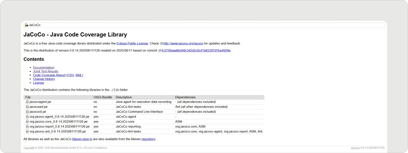 jacoco-homepage