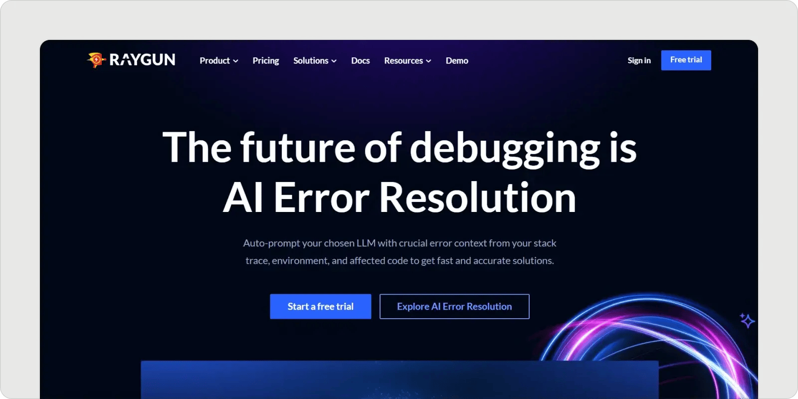 raygun-homepage