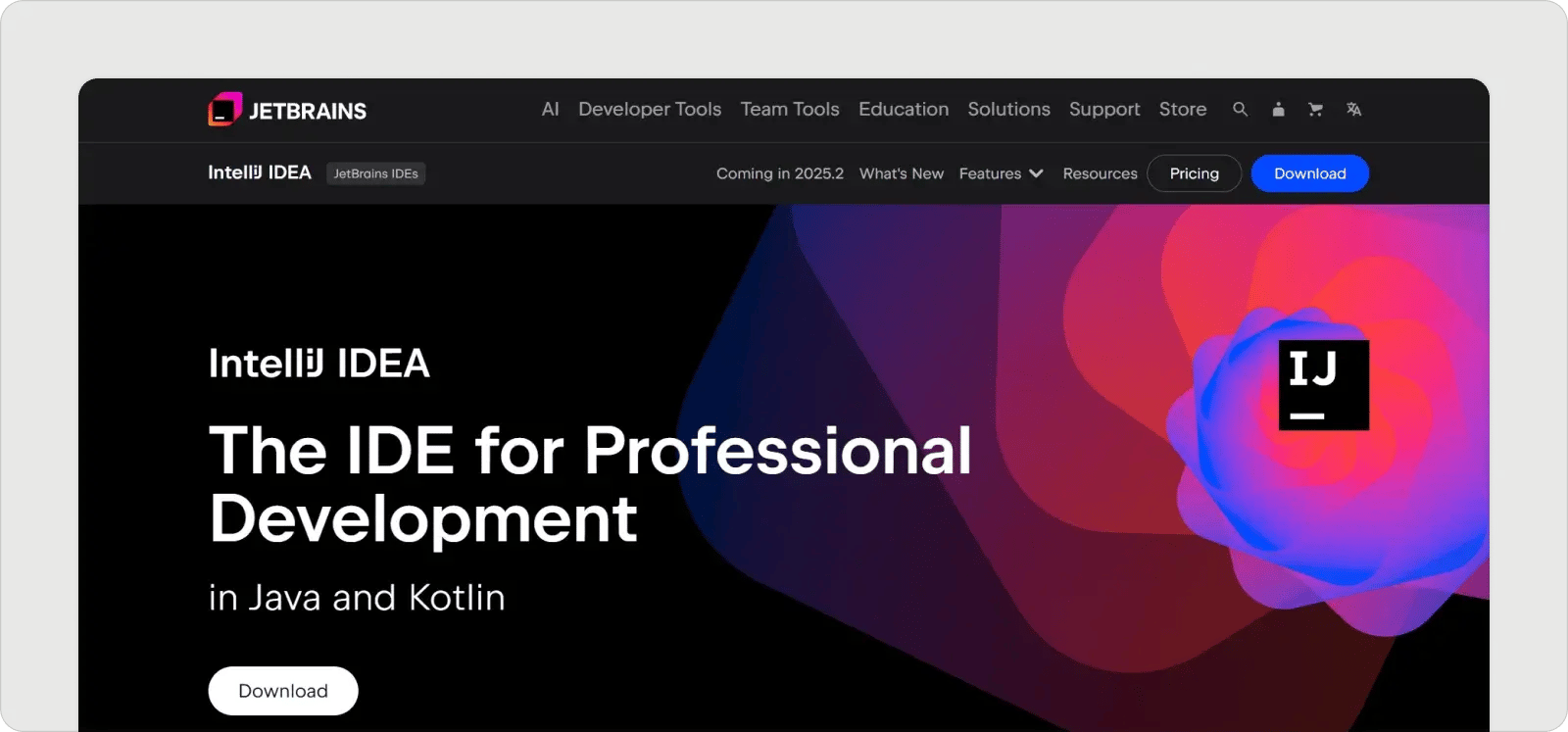 intellij-idea-homepage