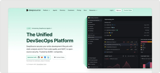 deepsource-homepage