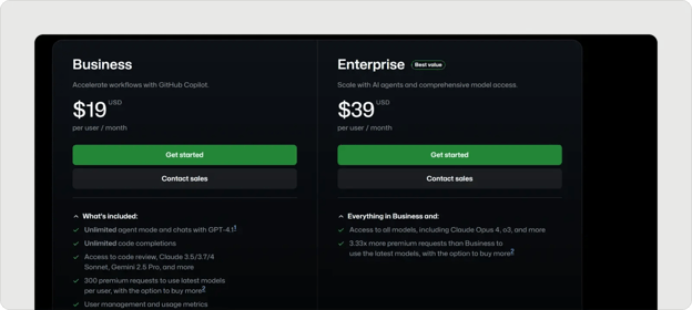 github-pricing-business