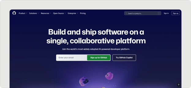 github-homepage