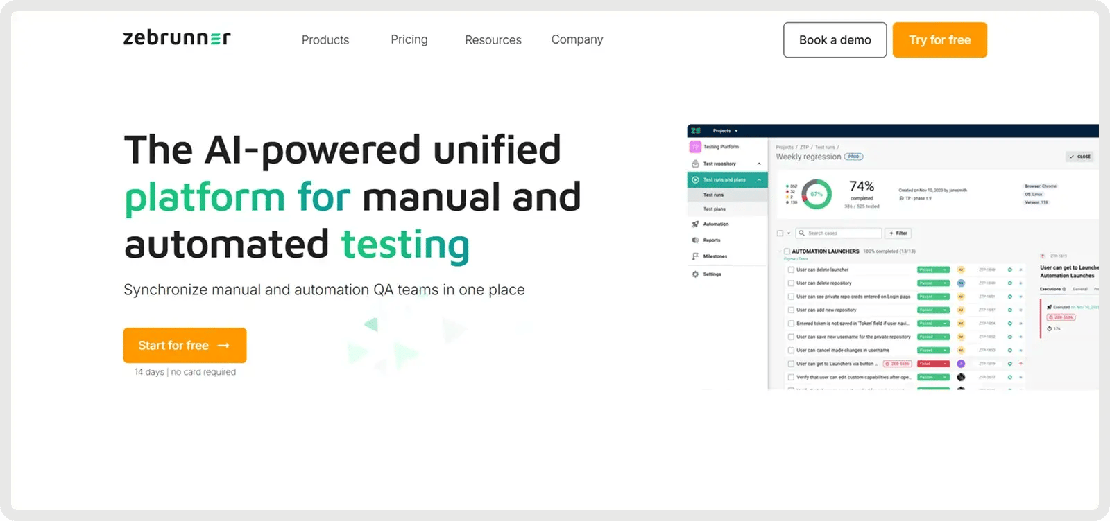 zebrunner-homepage