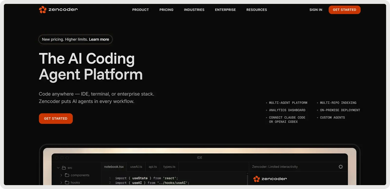 zencoder-homepage