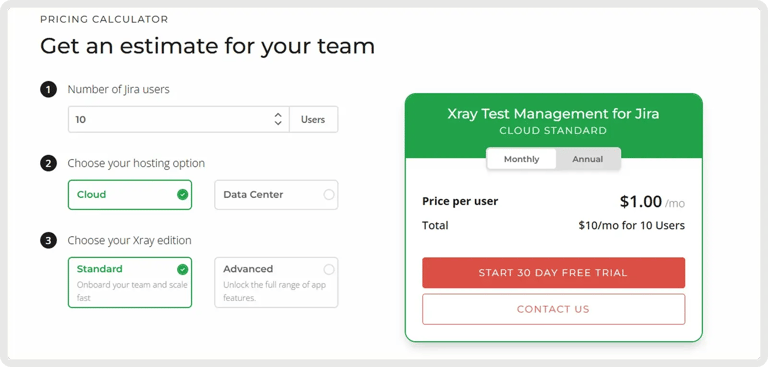 xtray-pricing