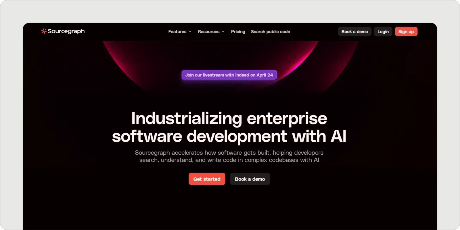 sourcegraph-homepage