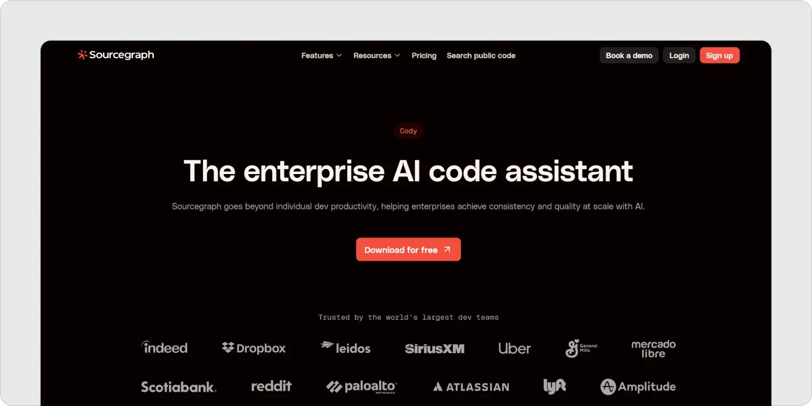 sourcegraph-cody-homepage