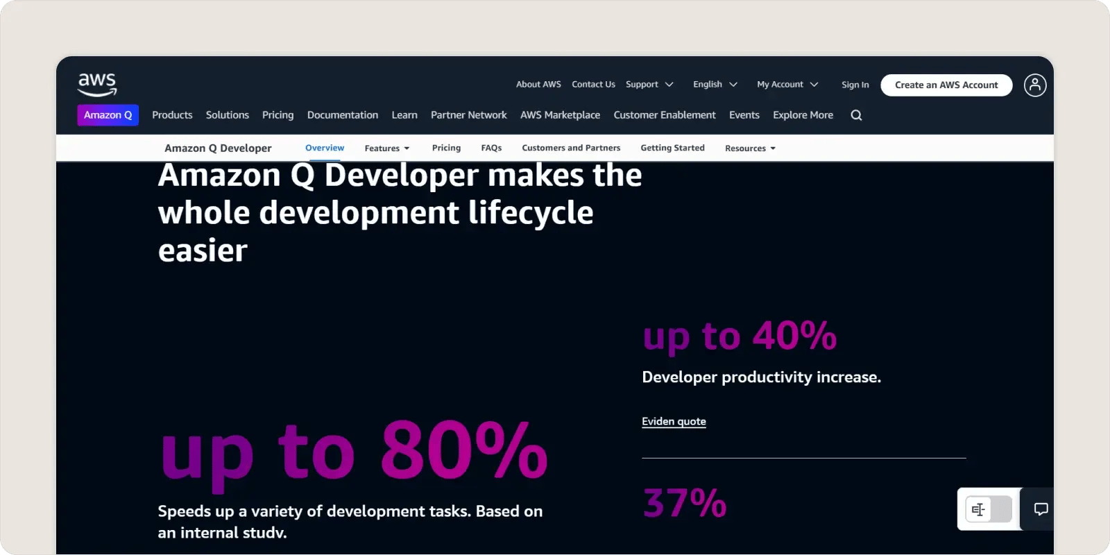 amazon-q-developer-homepage