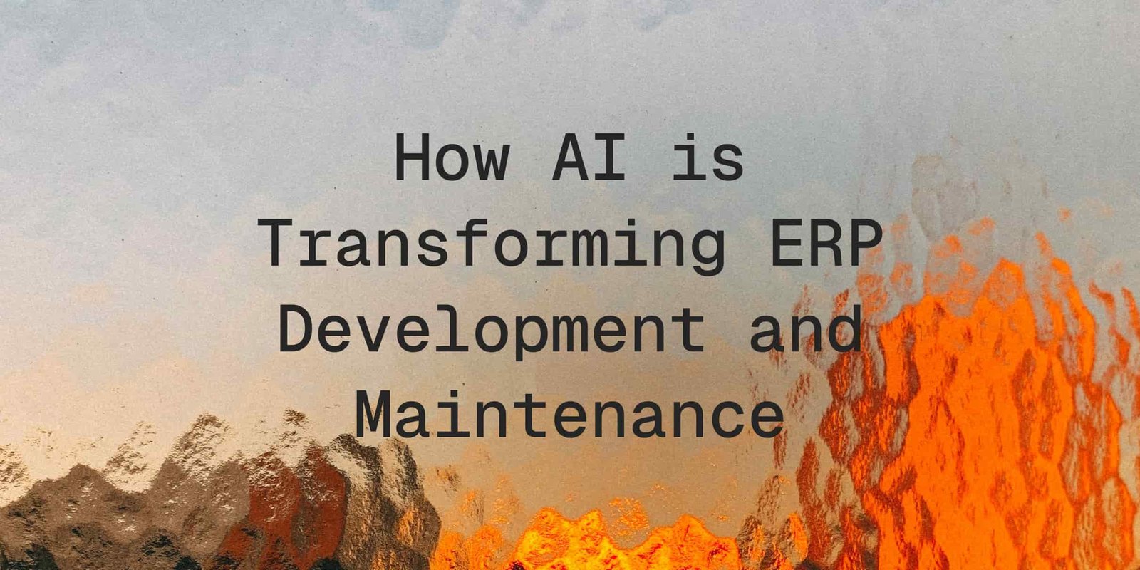 AI in ERP: Transforming Development and Maintenance