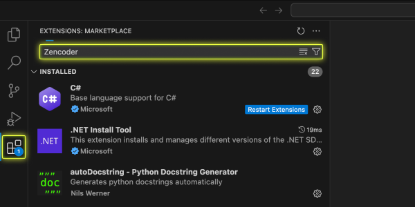 Install-zencoder