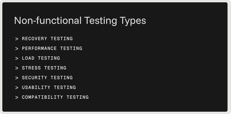non-functional-testing-types