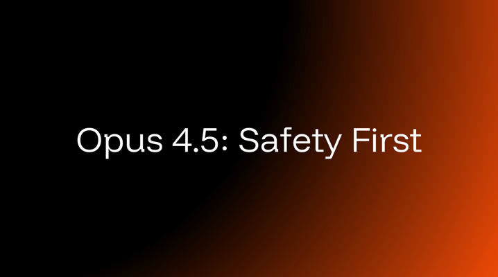 Claude Opus 4.5: Safety First