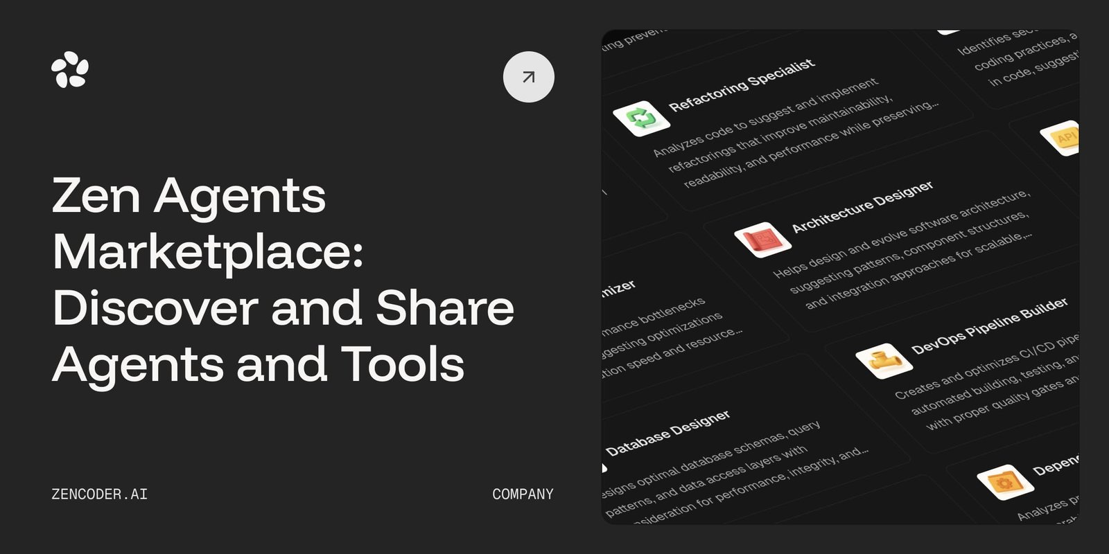 Zen Agents Marketplace: Discover and Share Agents and Tools