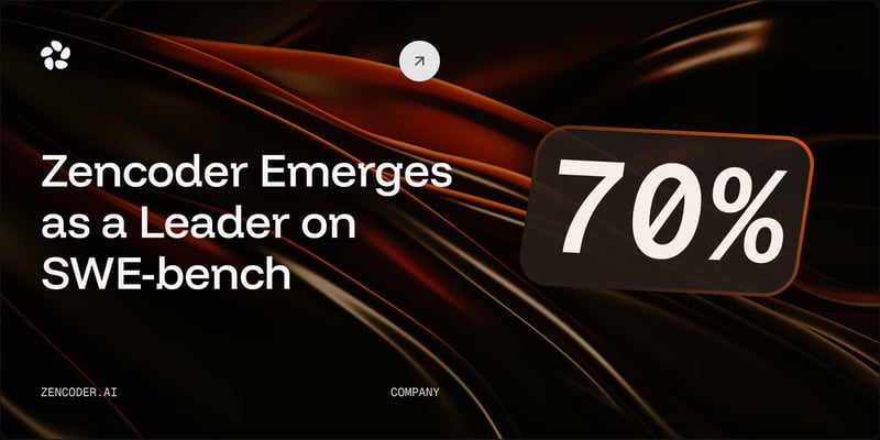 Zencoder Leads SWE-bench with 70% Success Rate [May 12, 2025]