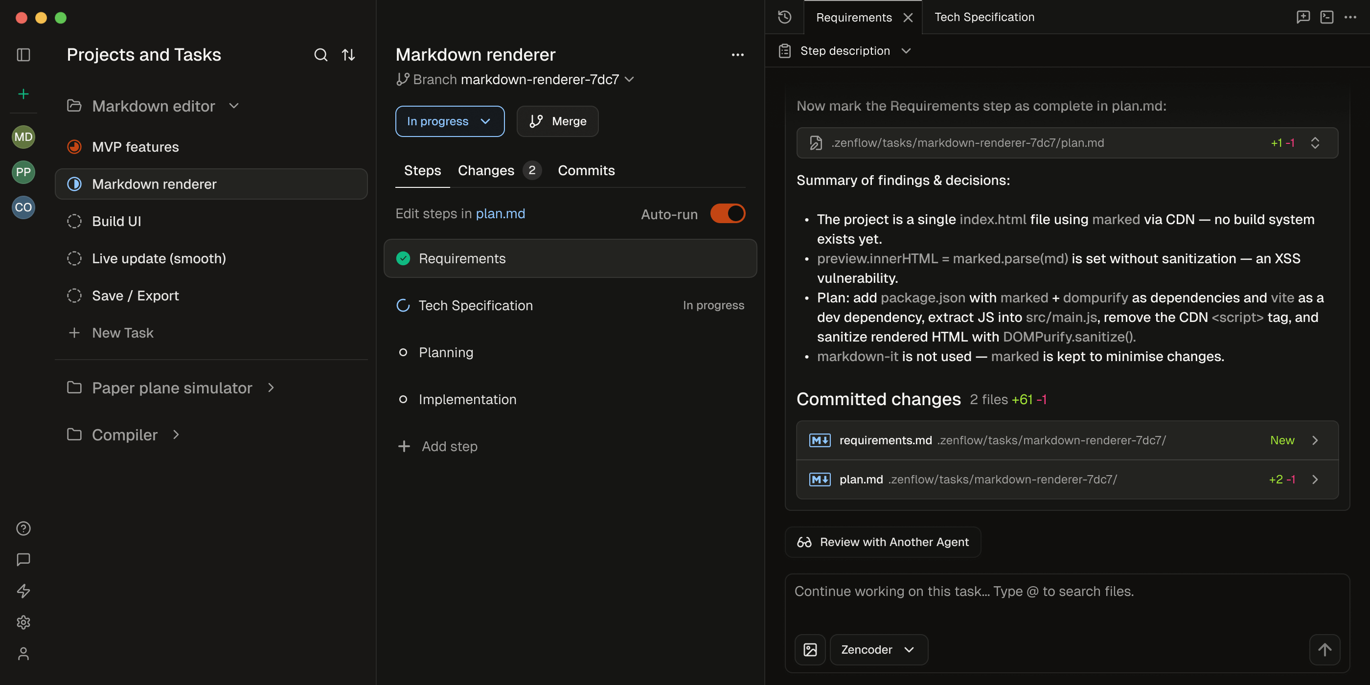 Zenflow 2.0 Homepage hero