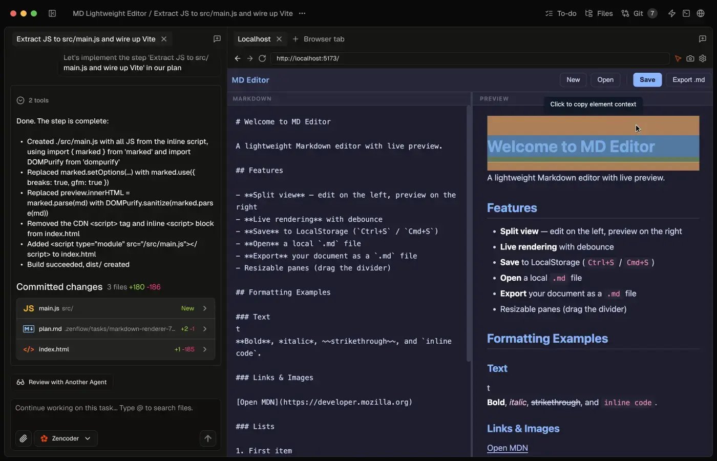 Zenflow Code 4.0 Browser-1