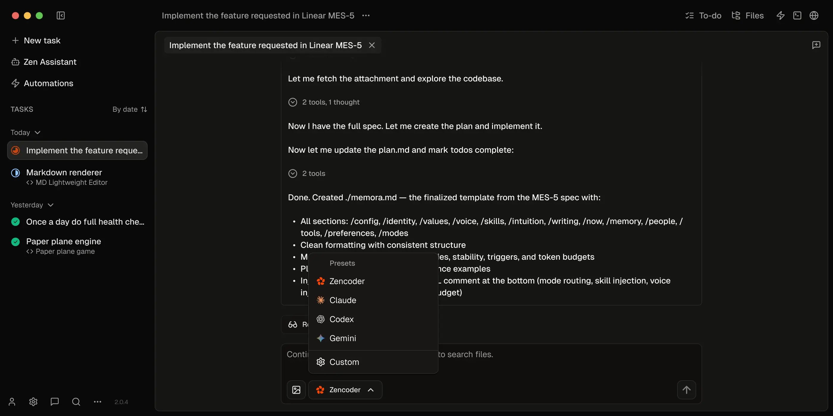 Zenflow Work 4.0 Homepage