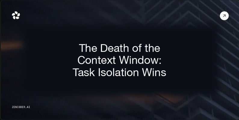 The Death of the Context Window: Why Task Isolation Beats Massive Prompt Windows for Enterprise Architecture