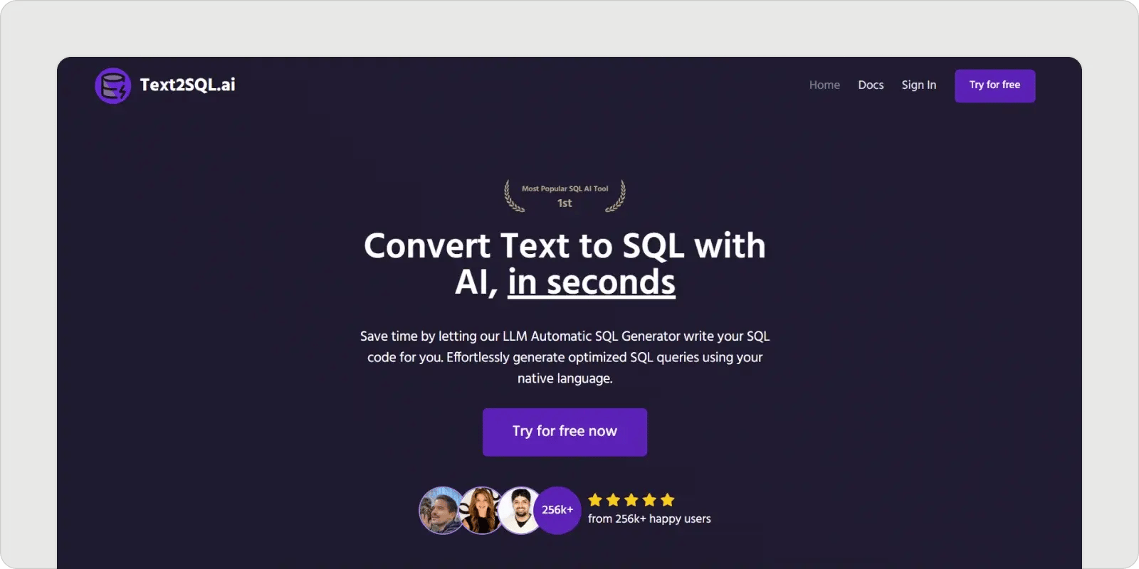 text2sql.ai-homepage