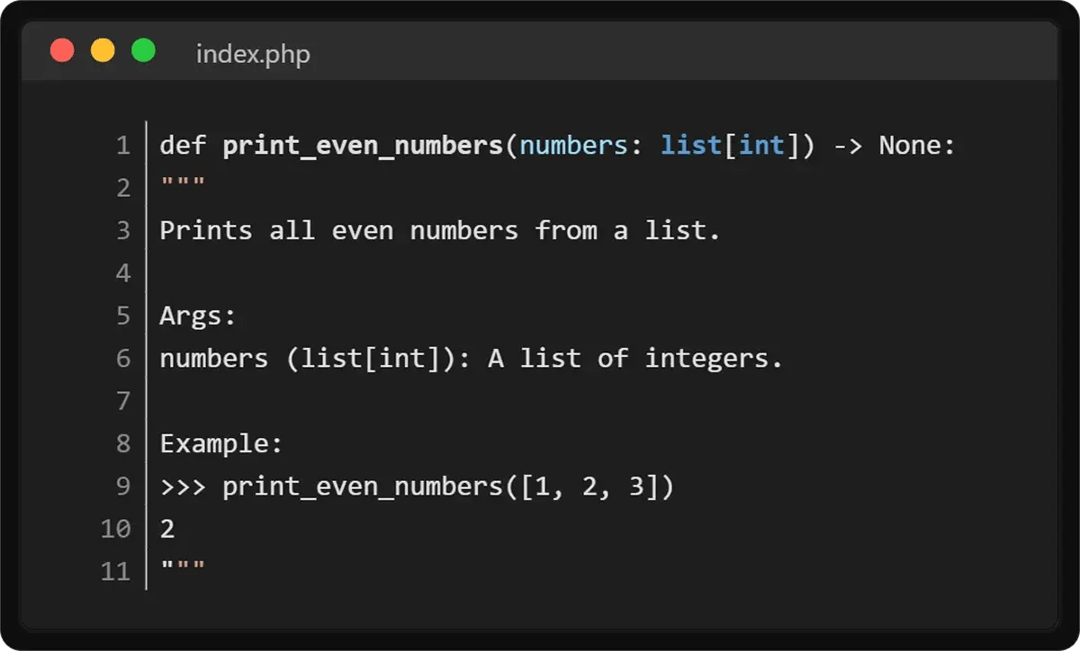 code-with-good-documentation