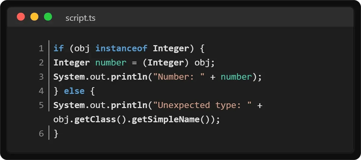 code-with-instanceof