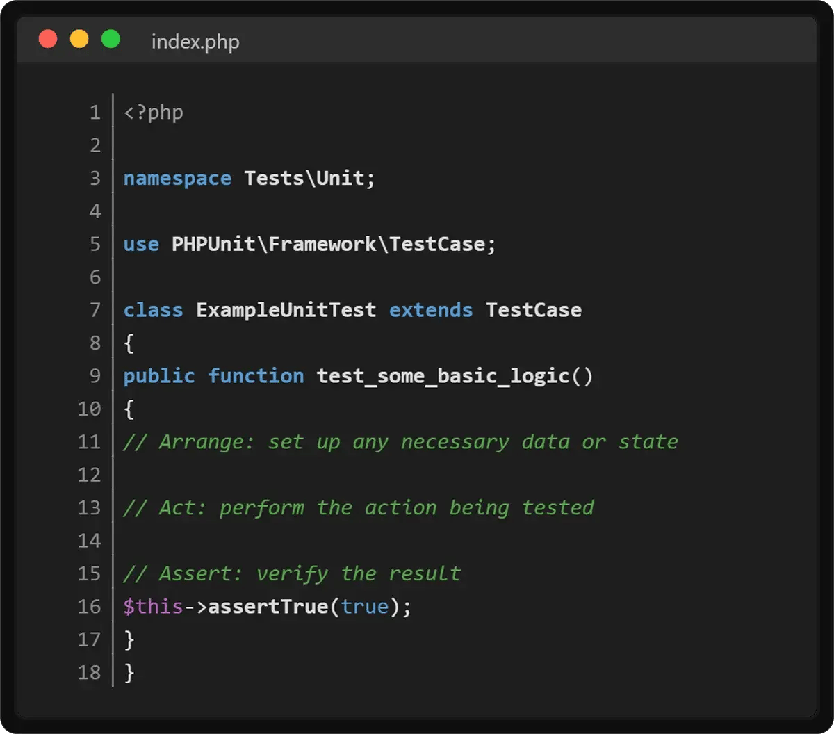 testcase-structure-code-example