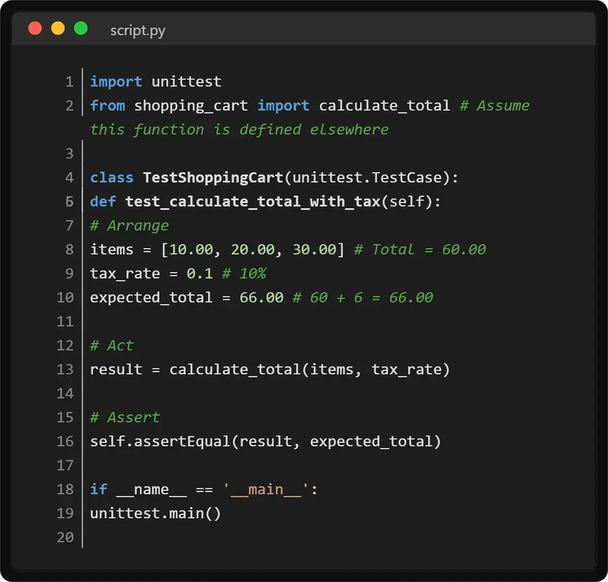 arrange-act-assert-pattern-code-example