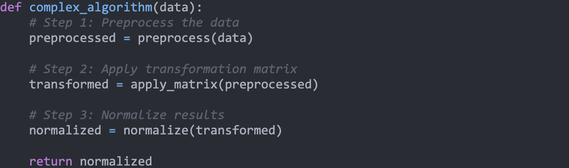 The Importance of Inline Comments in Complex Codebases