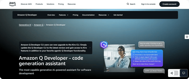 amazon-q-developer-homepage