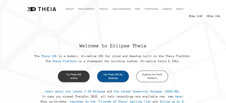 eclipse-theia-homepage