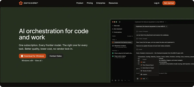 Zencoder Homepage