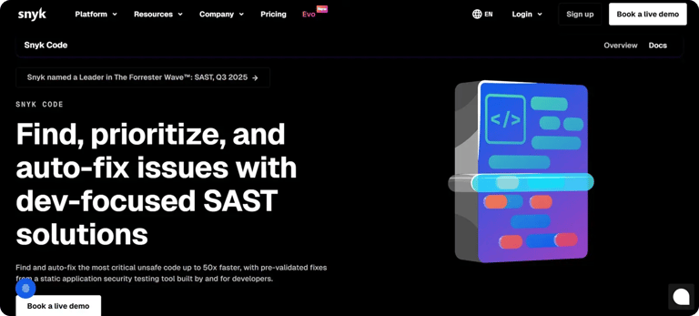 snyk-code-homepage