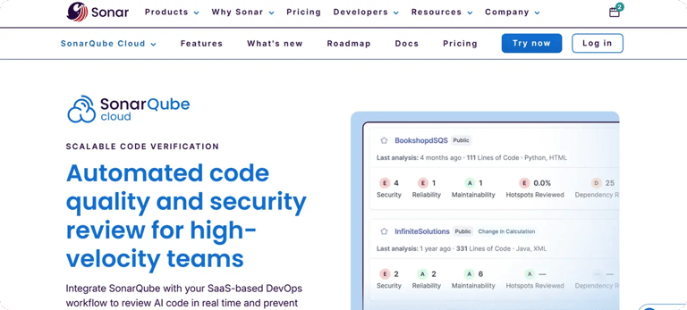 sonarqube-cloud-homepage