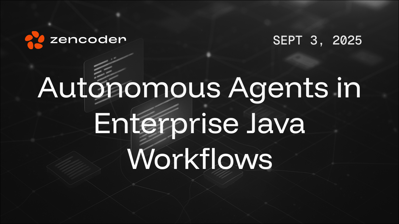 Autonomous Agents in Enterprise Java Workflows