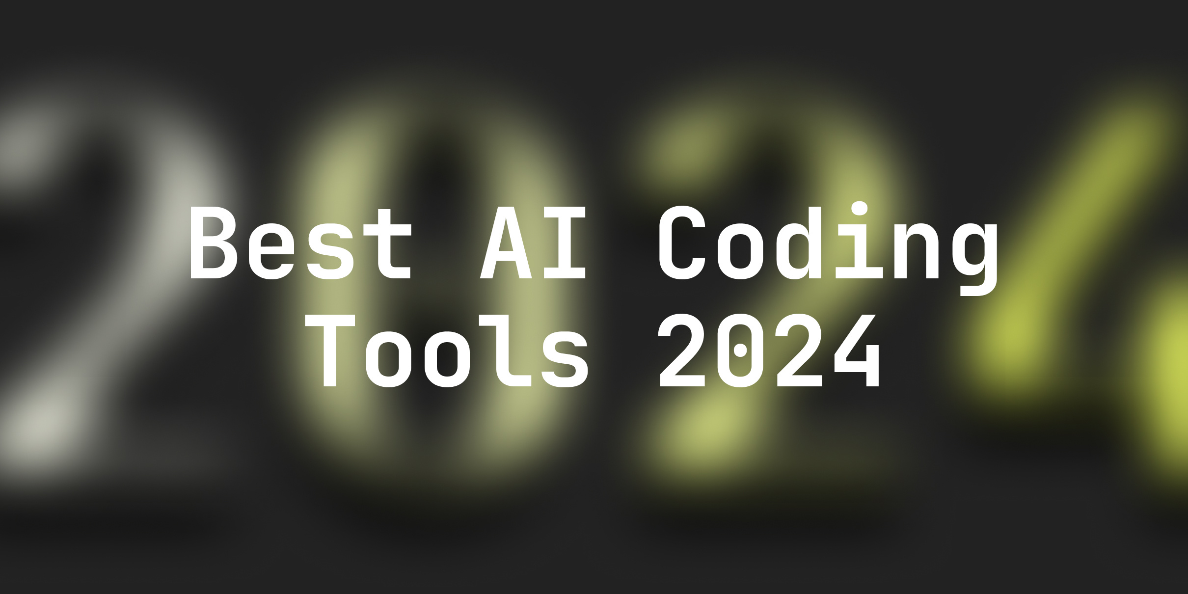 The Best Coding AI Tools in 2024