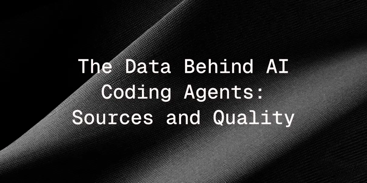 The Data Behind AI Coding Agents: Sources and Quality